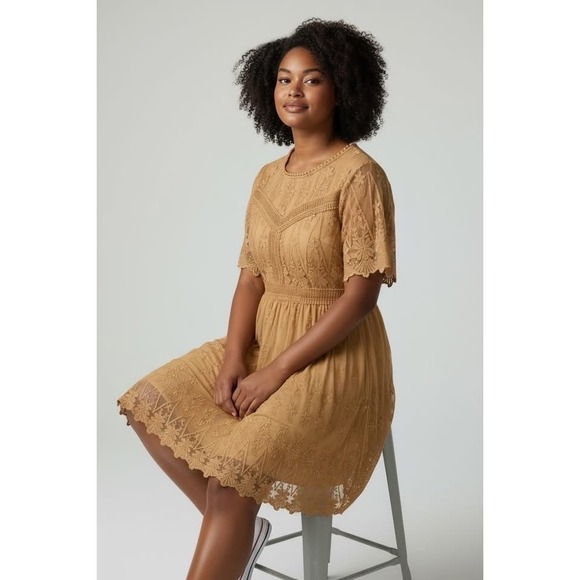 Women's Size 8 Roolee saffron fairycore boho dress - Picture 3 of 8